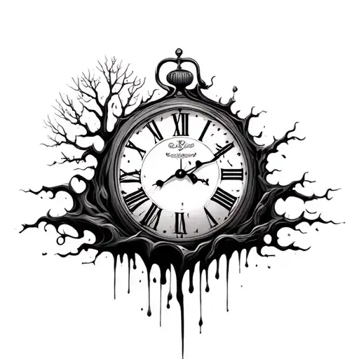 Clock Melting And Tree