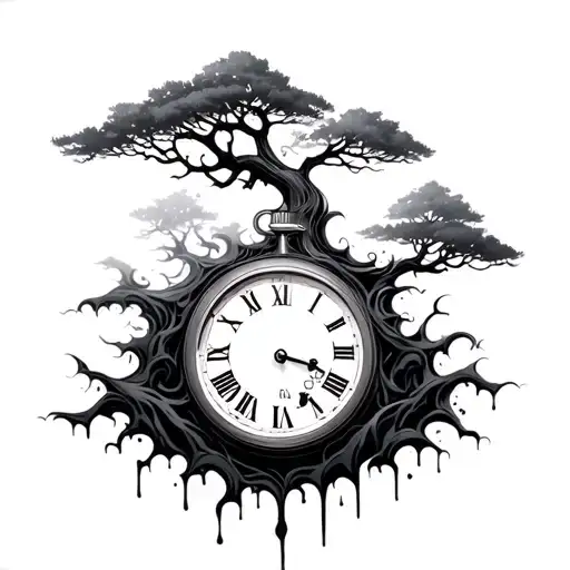 Clock Melting And Tree