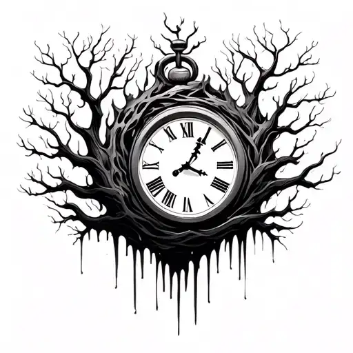 Clock Melting And Tree
