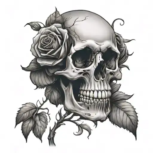 Skull Roses