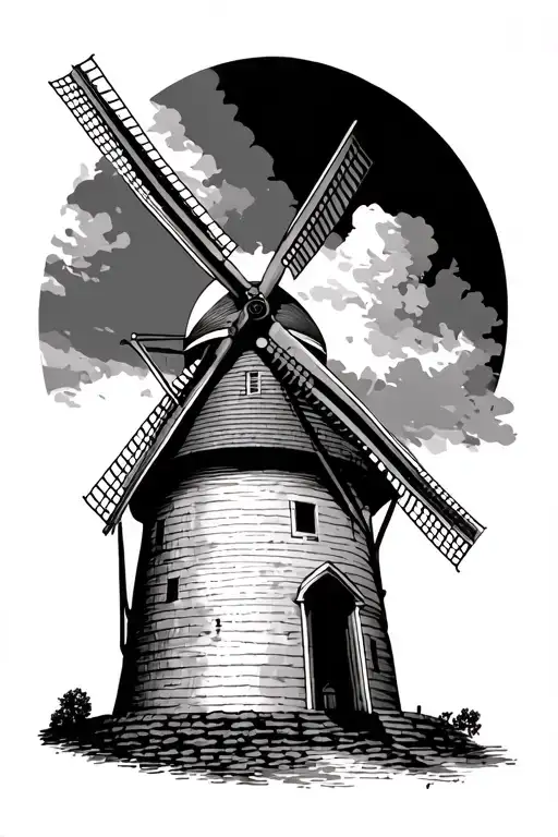 Windmill Dutch Style