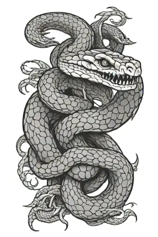 Hydra Snake Wrapped