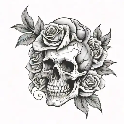 Skull And Roses