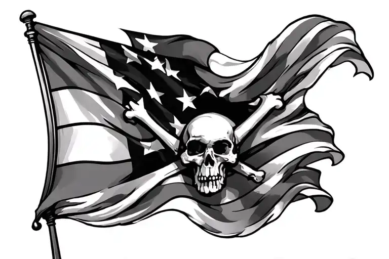 Rebel Flag Intertwined