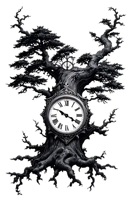 Clock And Tree