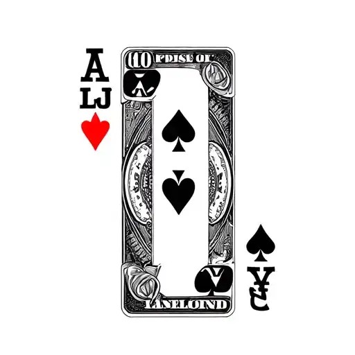 Poker Money Pinup