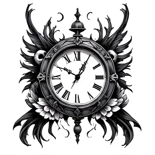 Memento Mori Clock