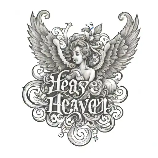 The Word Heaven But When Upside Down Reads Nevaeh