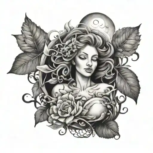 Mother Nature Floating Gracefully