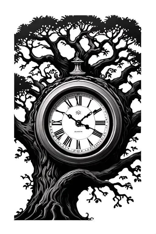 Clock And Tree