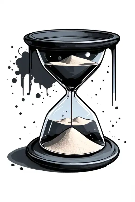 Hour Glass With Sand