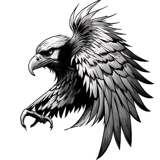 Eagle Wing Morphed Into Cardinal Wing