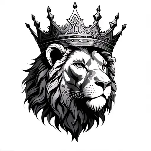 Qeej Lion Crown Intertwined