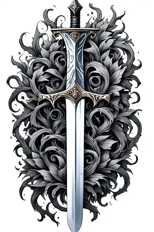 Sword With Vines