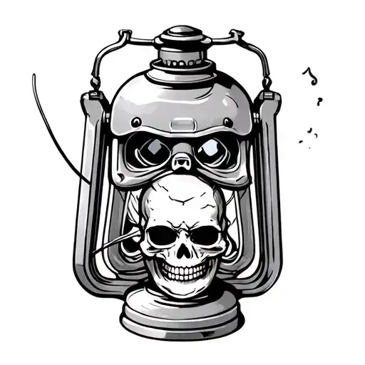 Skull Camera Lantern