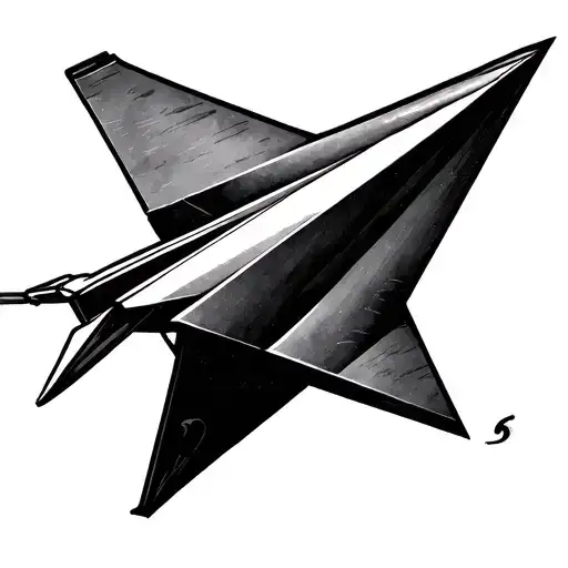 Paper Airplane Writing Lo Adoro