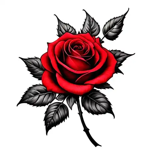 Red Rose Intertwined