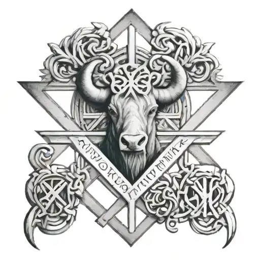 Roman Numerals With Ox In Middle