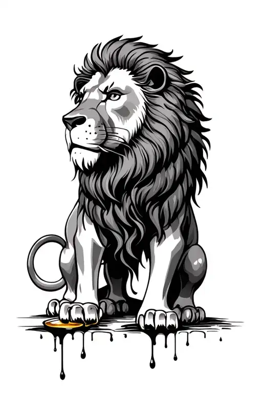 Samson Lion Dripping Honey