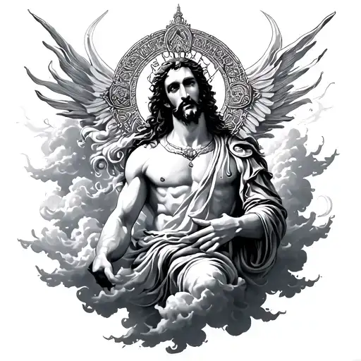 God And Clouds Surrounding