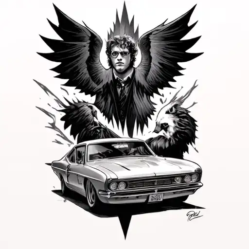 Harry Potter And Cars Lighting Bolt