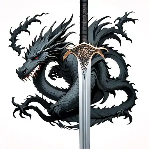 Sword With Dragon