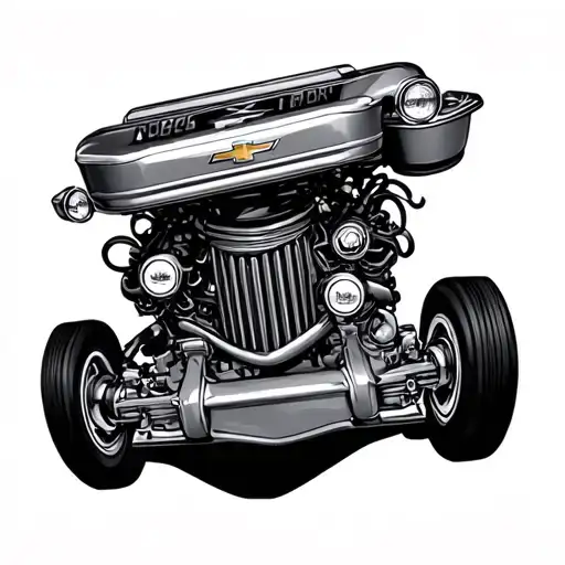 350 Chevy Motor V8