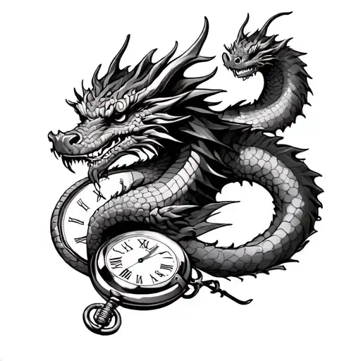 Dragon And Pocketwatch