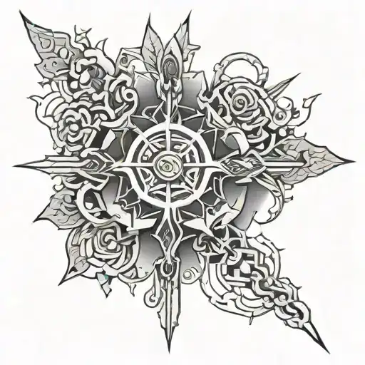 Symbols Along The Spine