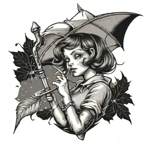 Morton Salt Girl But Black