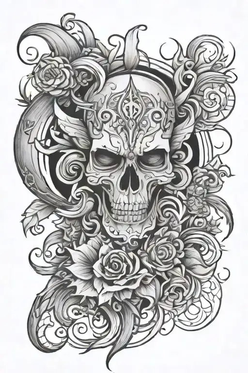 Half Sleeve Tattoo Featuring