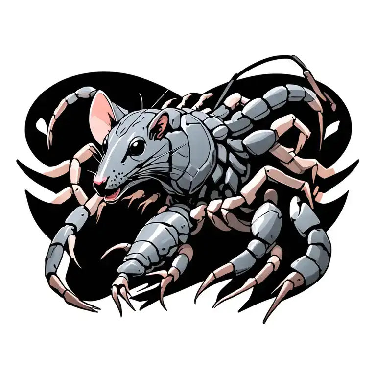 Rat And Mecha Scorpion