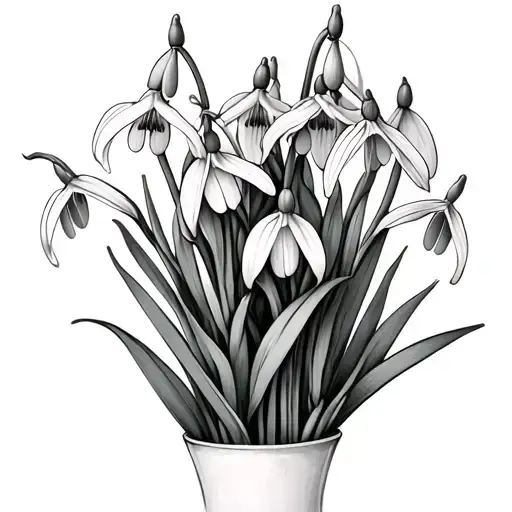 Snowdrop Flower Lily Flower Daffodil Flower Bouquet