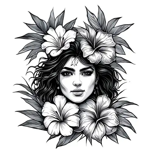 A Hawaiian Tattoo On The Back Of The Forearm