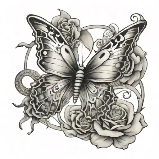 Butterfly And Libra Zodiac Sign