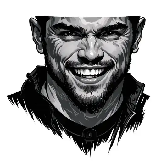 Handsome Man With Fangs