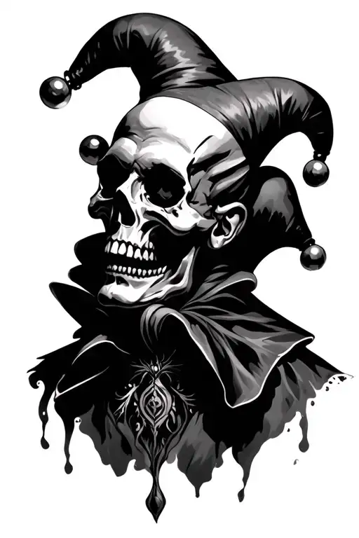 Jester With A Skull