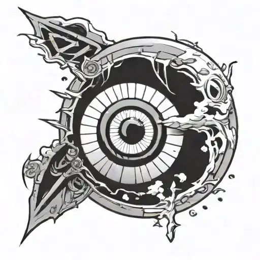 Eye Sharingan And Zoro Roronoa Under A Moon