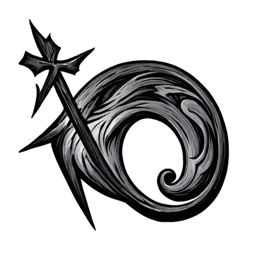 Cross With A Semi Colon