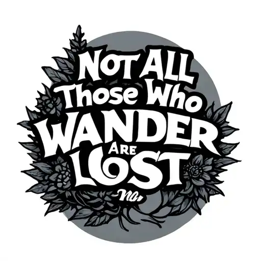 Not All Those Who Wander Are Lost