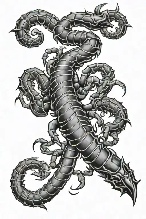 Gio With Scorpion Intertwined