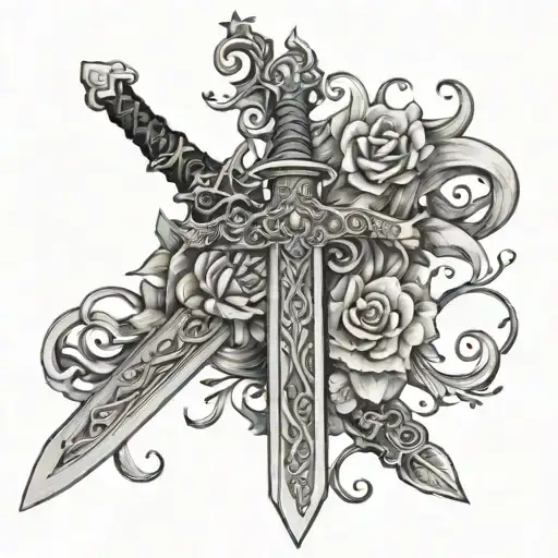 Sword W Names Incorporated Samantha Ricardo Isabel