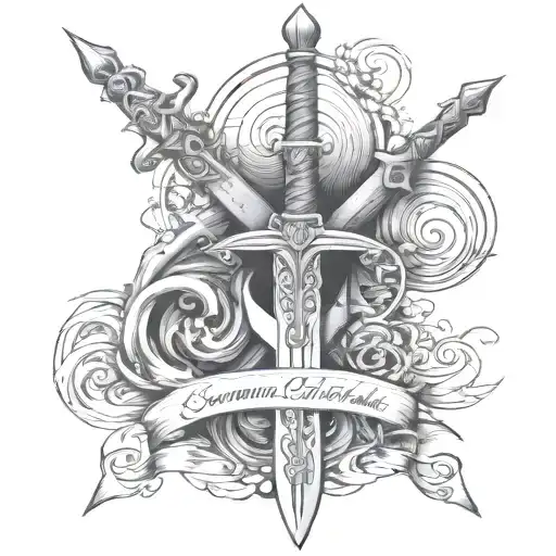 Sword W Names Incorporated Samantha Ricardo Isabel