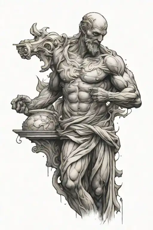 Man Is Both The Sculptor And The Marble