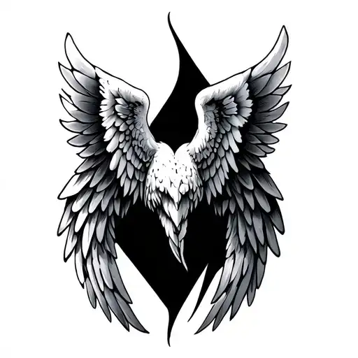 Wings In Left Shoulder