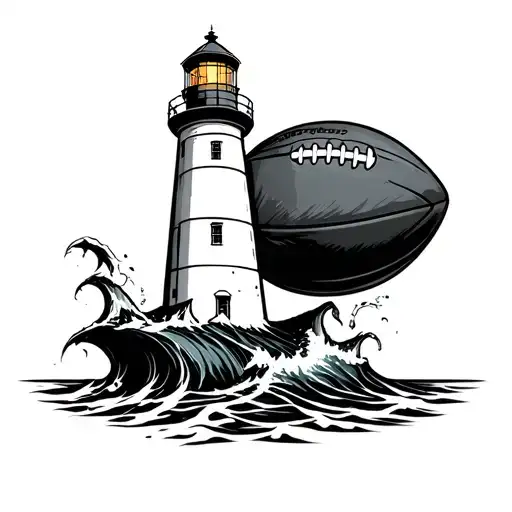Ocean Lighthouse Football