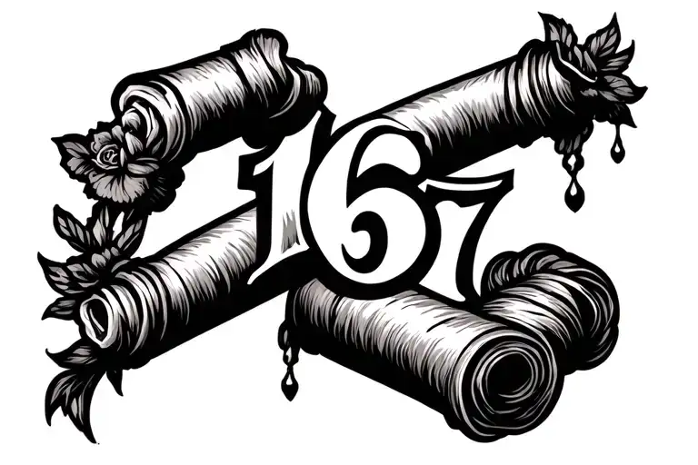The Tattoo Will Say '167' With A Joint Being Rolled