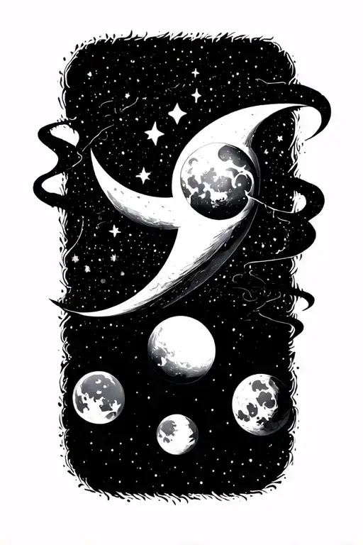 Shoot For The Stars Aim For The Moon Phases