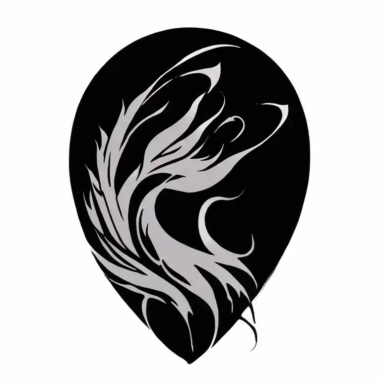 Line Art Tattoo Design