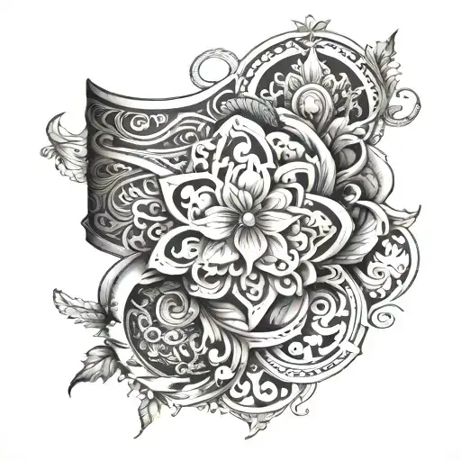 Armband Tattoofess Featuring Intricate Patterns